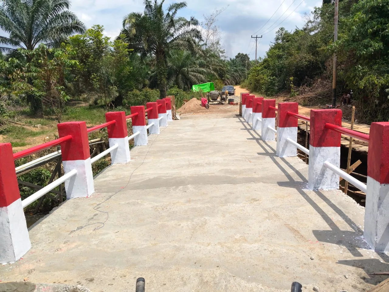 Akses Warga Dusun Sami Kini Makin Lancar, Jembatan Hasil Karya Bakti Kodam XII/Tpr Tuntas 100 Persen