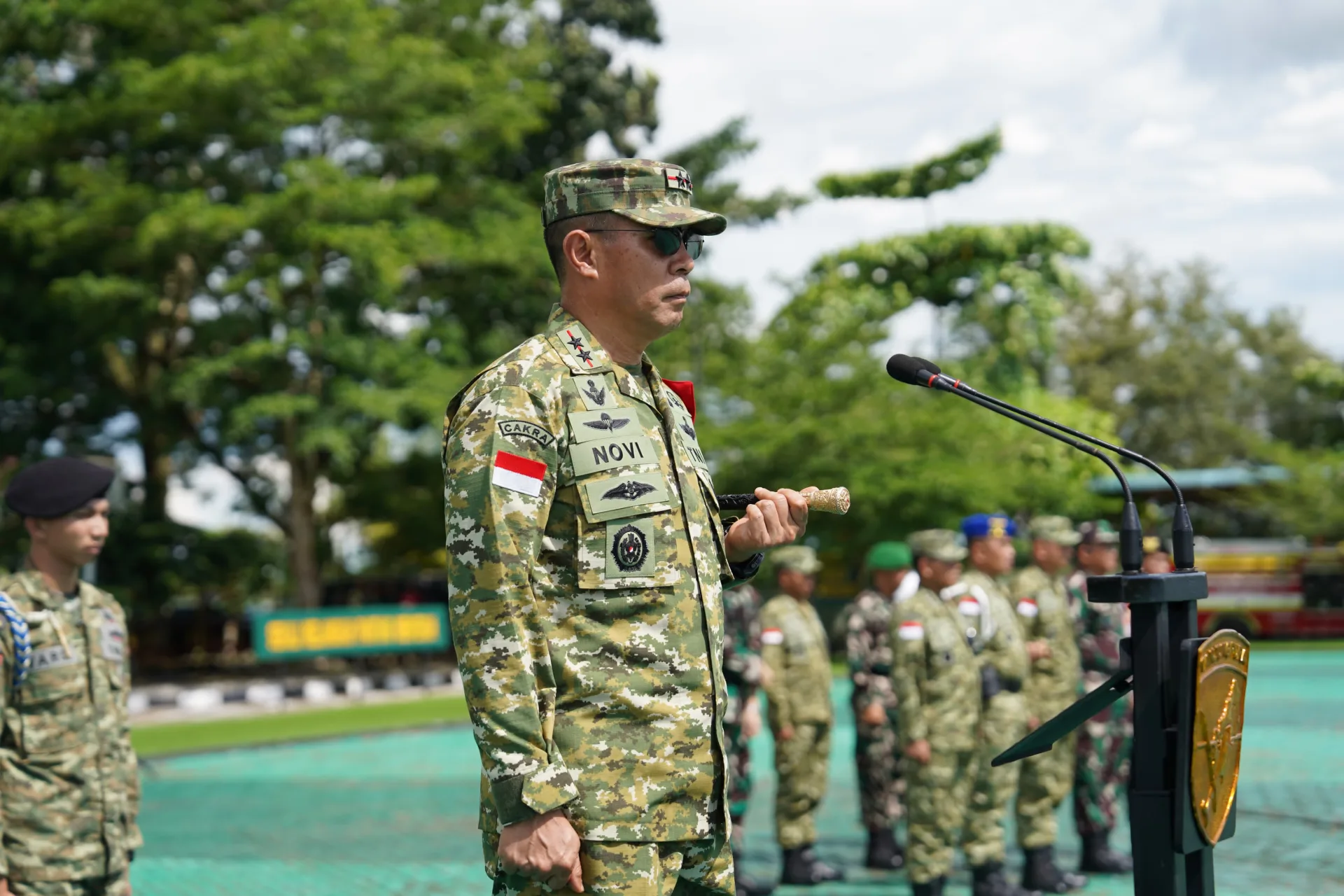 Apel Gelar Pasukan, Pangdam XII/Tpr Cek Kesiapan Pengamanan VVIP