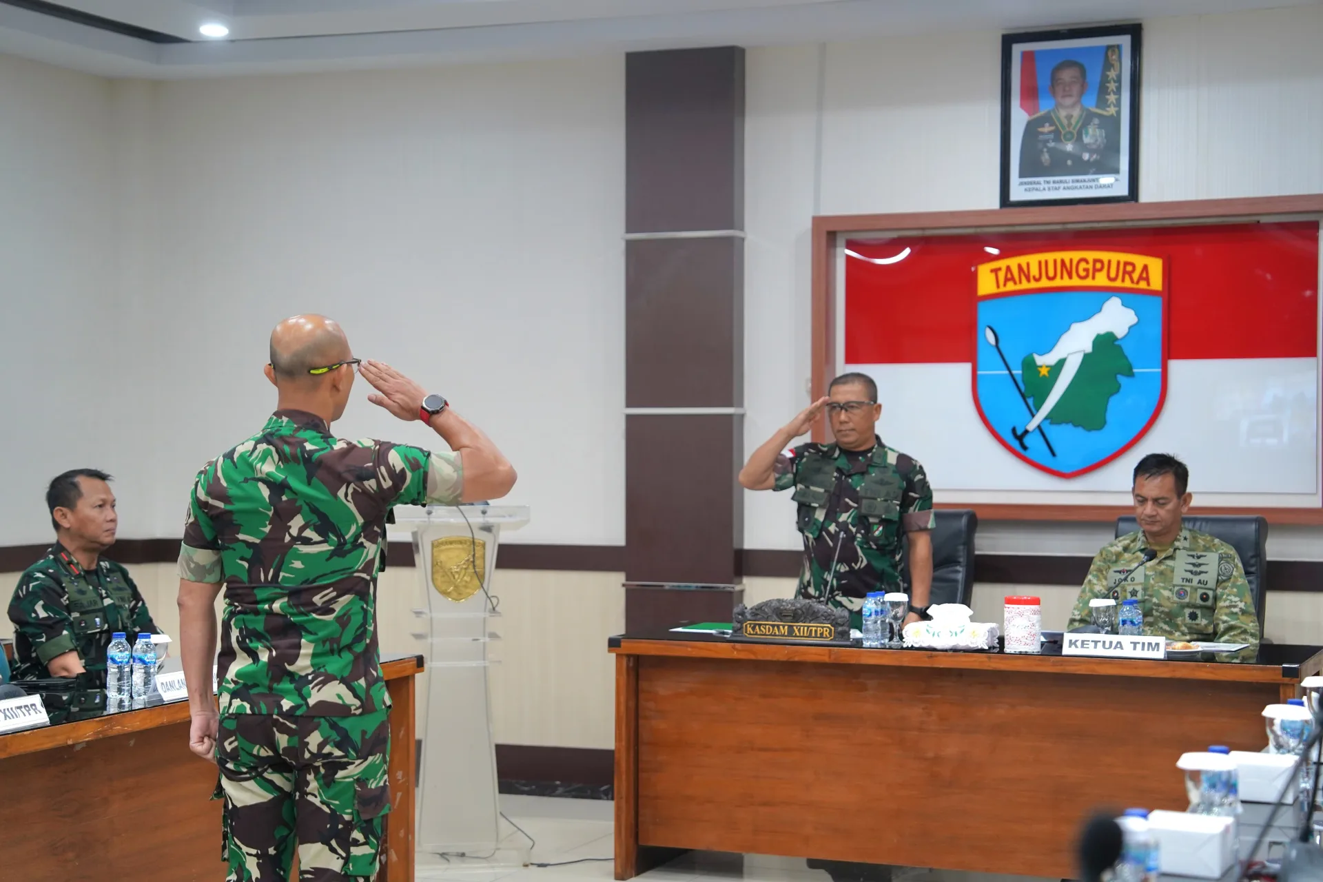 Kasdam XII/Tpr Sambut Tim Audit Itjen TNI, Perkuat Transparansi dan Akuntabilitas Kinerja