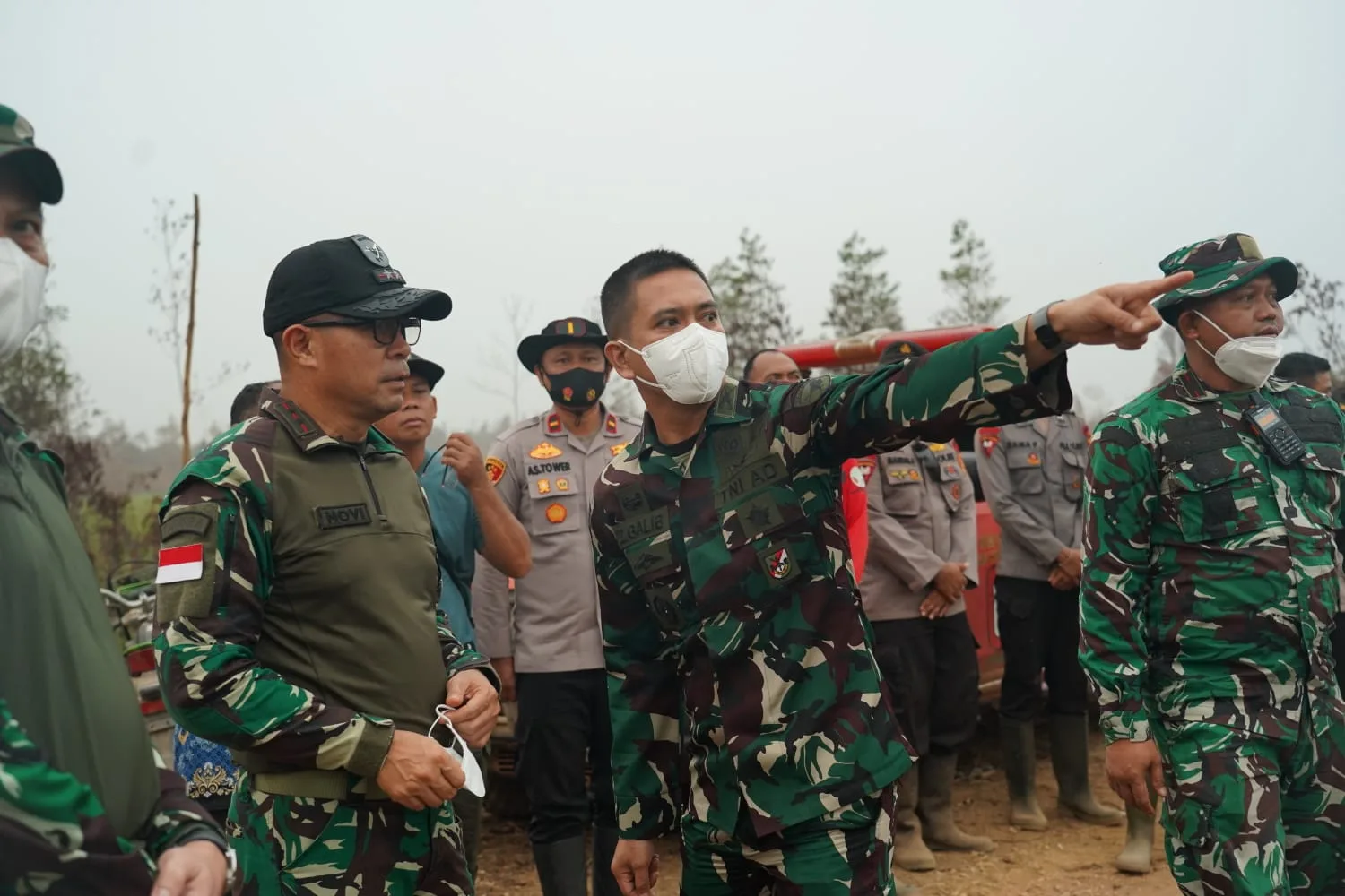 Pangdam XII/Tpr Alihkan Fokus Pemadaman Karhutla ke Sektor Selatan Kalbar