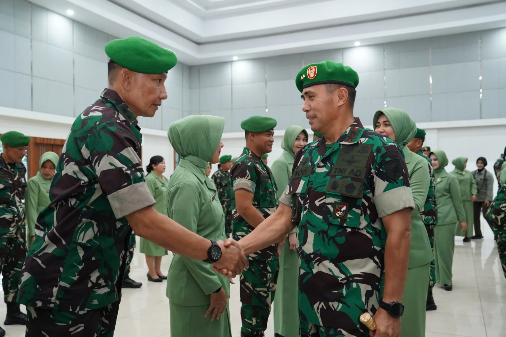Pangdam XII/Tpr Pimpin Laporan Korps Kenaikan Pangkat Perwira Periode 1 April 2026