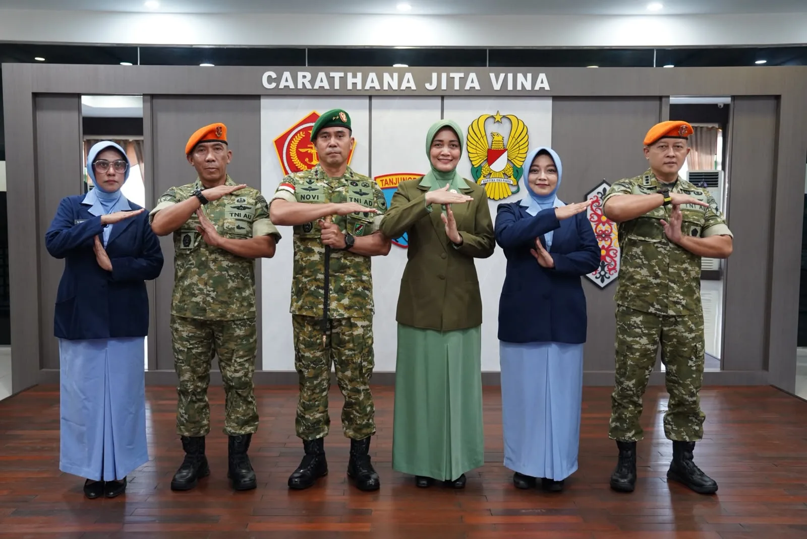 Perkuat Sinergi Antarmatra, Pangdam XII/Tpr Pimpin Sertijab Liaison Officer (LO) TNI AU