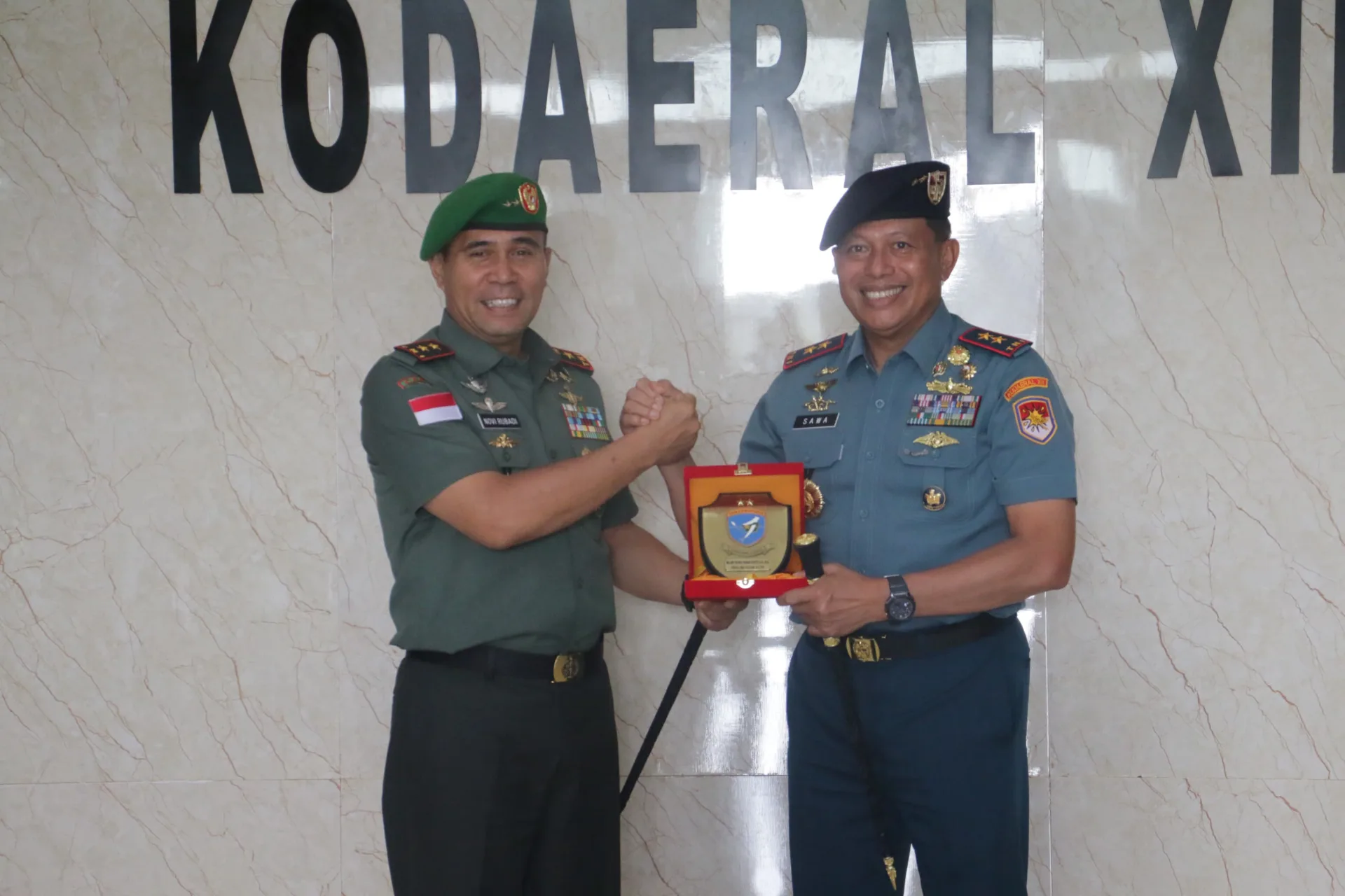Perkuat Sinergi di Kalbar, Pangdam XII/Tpr Sambangi Markas Kodaeral XII