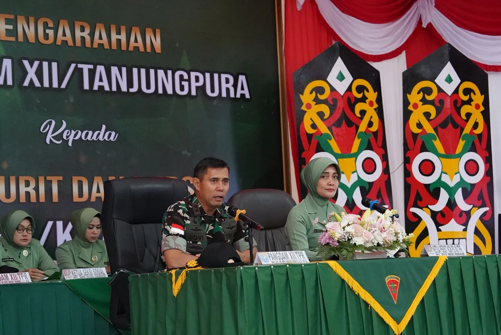 Pertegas Profesionalisme Prajurit, Pangdam XII/Tpr Kunjungi Markas Brigif 19/KH