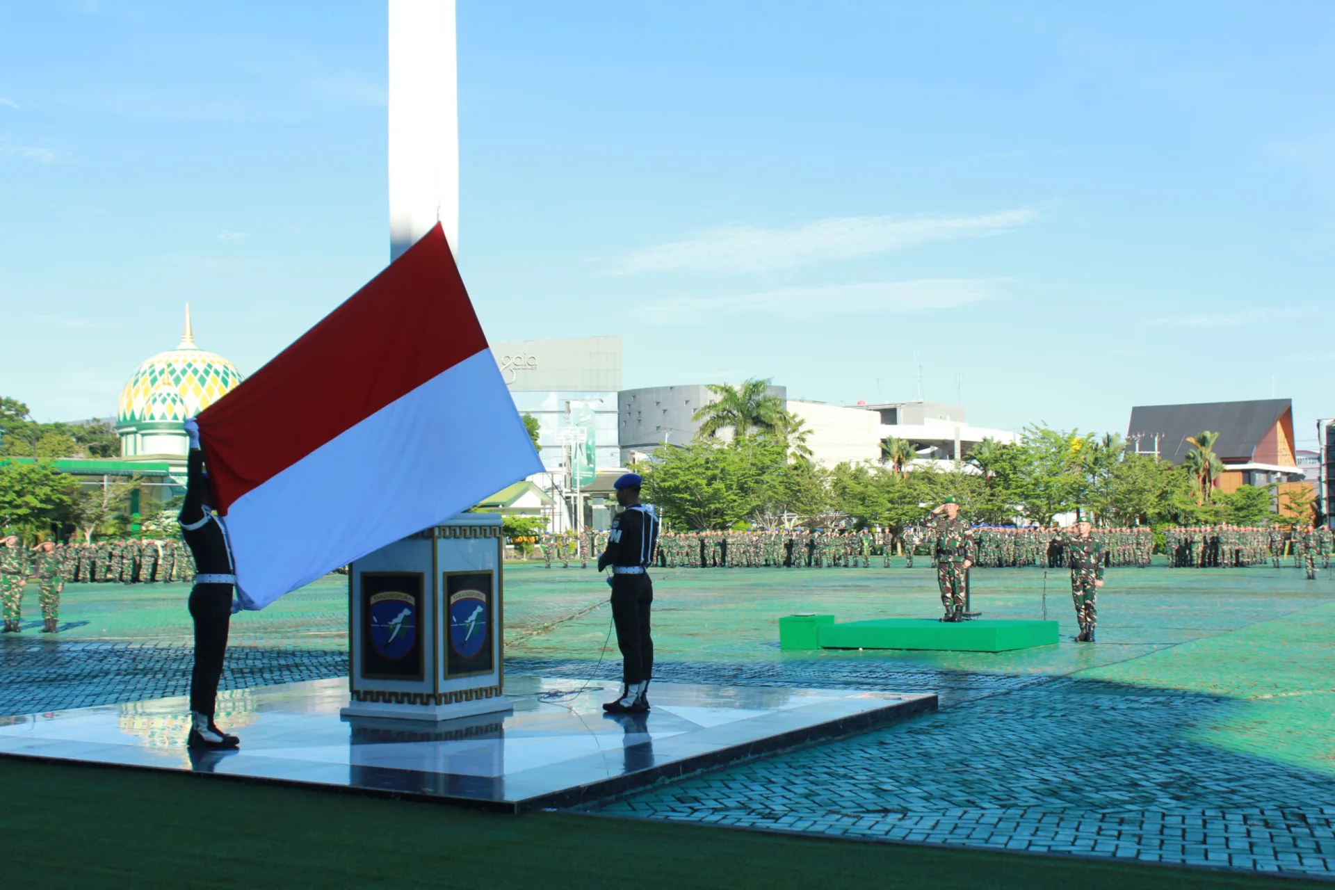 Pimpin Upacara Bendera, Kasdam XII/Tpr Sampaikan Amanat Kasad