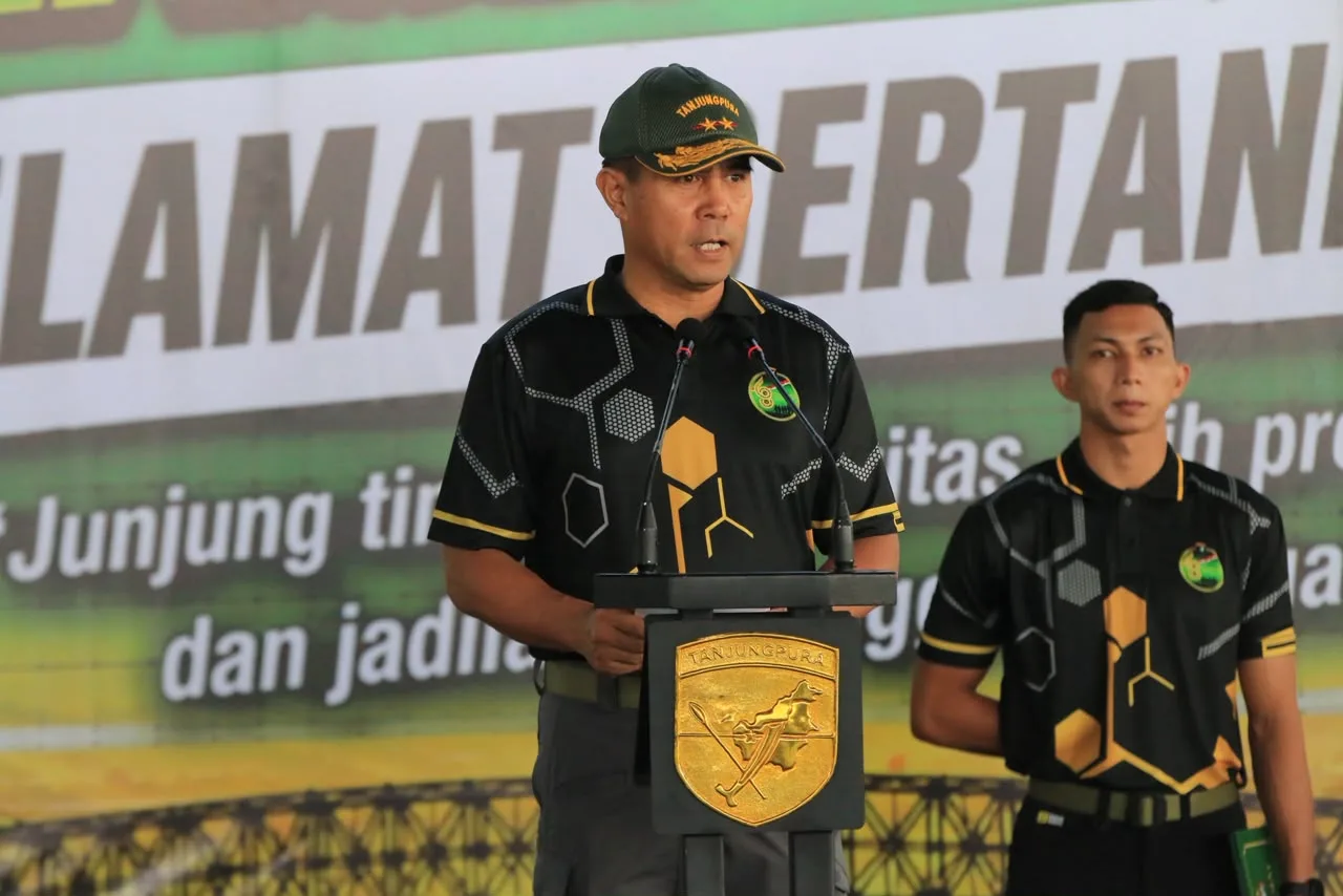 Sambut HUT Kodam dan Perkokoh Soliditas Prajurit, Pangdam XII/Tpr Buka Turnamen Bola Voli Antar Satuan