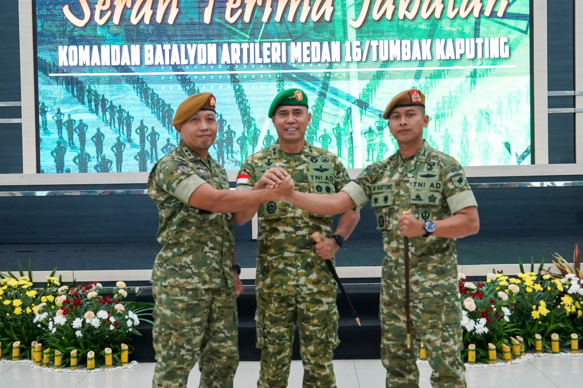 Sertijab Danyonarmed 16/TK, Pangdam XII/Tpr: Pemimpin Hebat Harus Mencintai dan Dicintai Anak Buah
