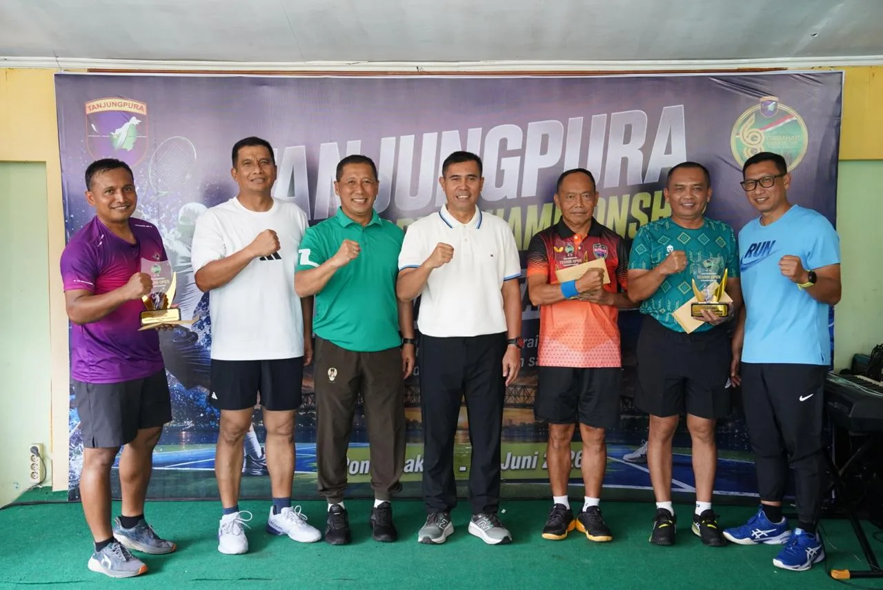 Tutup Tanjungpura Tennis Open Championship 2026, Pangdam XII/Tpr Apresiasi Semangat Juang dan Sportivitas Peserta