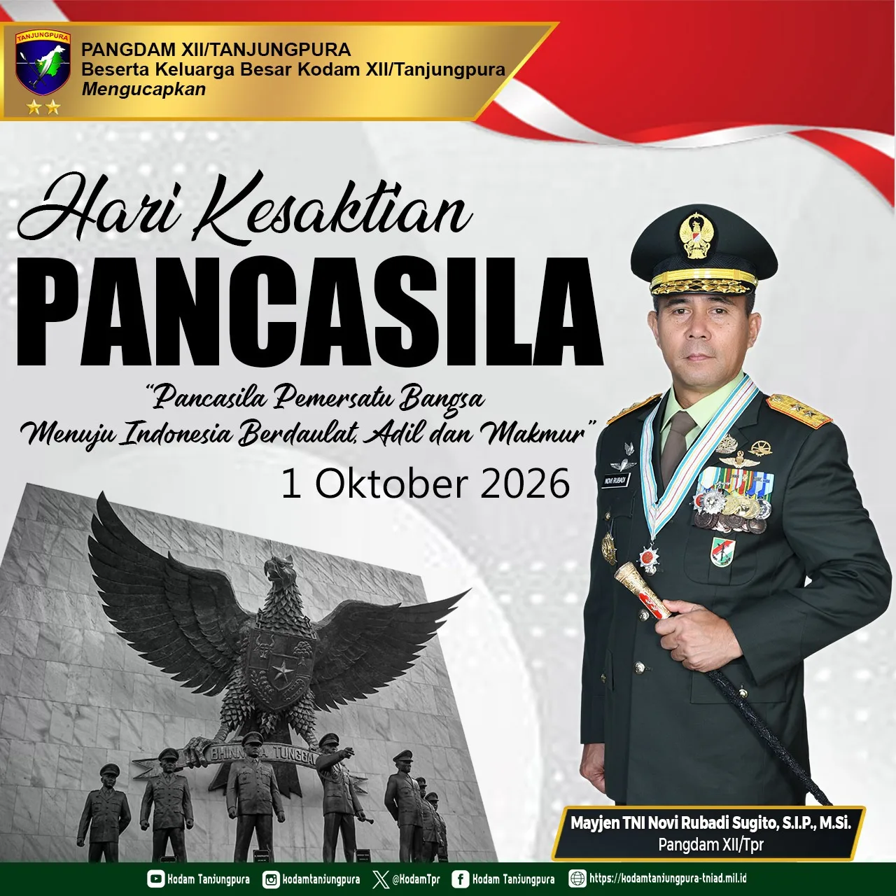 Selamat Hari Kesaktian Pancasila
