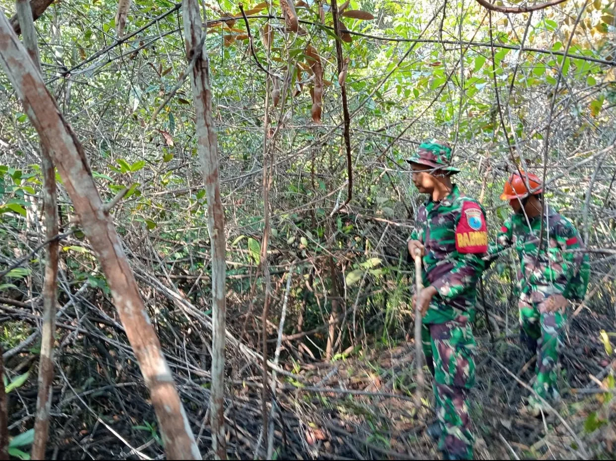 Cegah Karhutla, Kodim 1206/Putussibau Gencarkan Patroli dan Edukasi Masyarakat