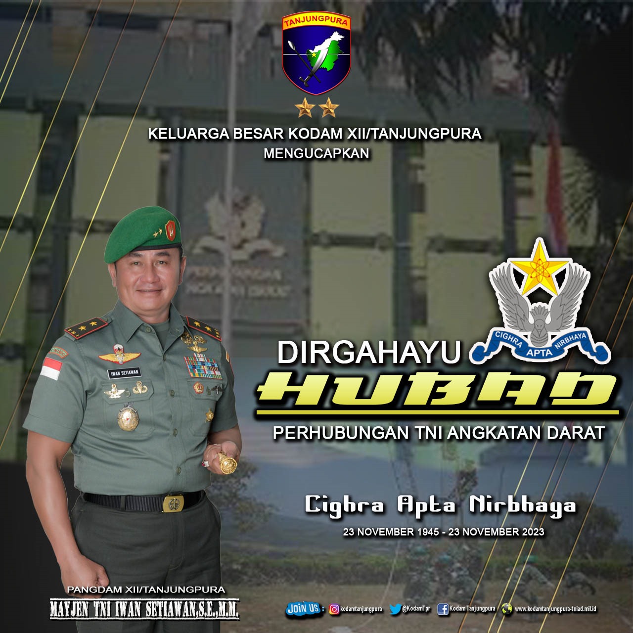 Dirgahayu Perhubungan Angkatan Darat