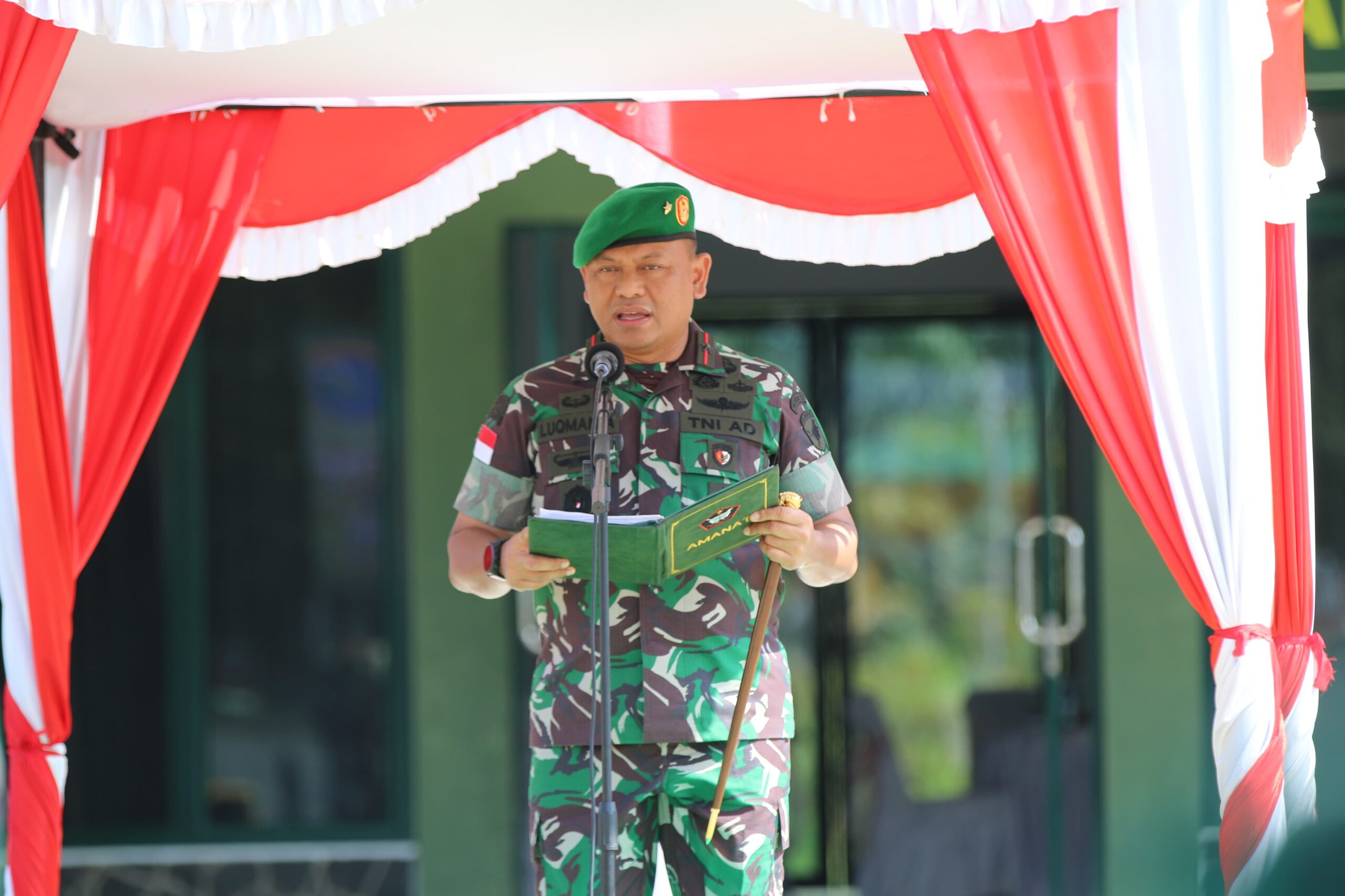 Danrem 121/Abw Buka Peleton Beranting Yudha Wastu Pramuka Jaya TA 2023