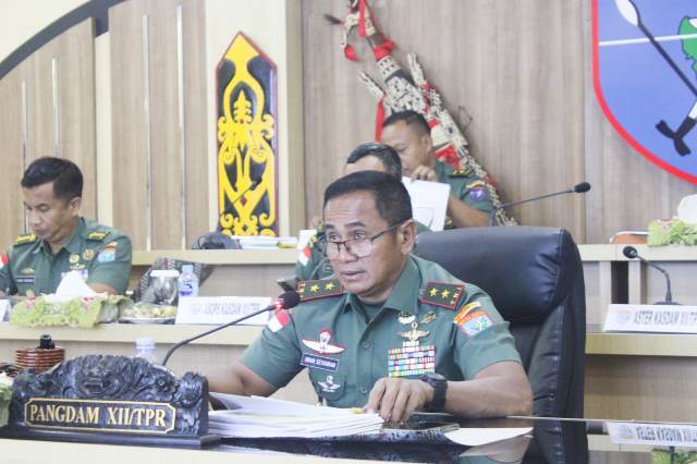 Bantu Percepatan Pembangunan di Wilayah, Kodam XII/Tpr Siap Gulirkan Program TMMD