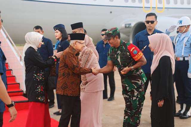Rangkaian Kunjungan Wakil Presiden RI di Wilayah Kodam XII/Tpr Berjalan Lancar dan Aman