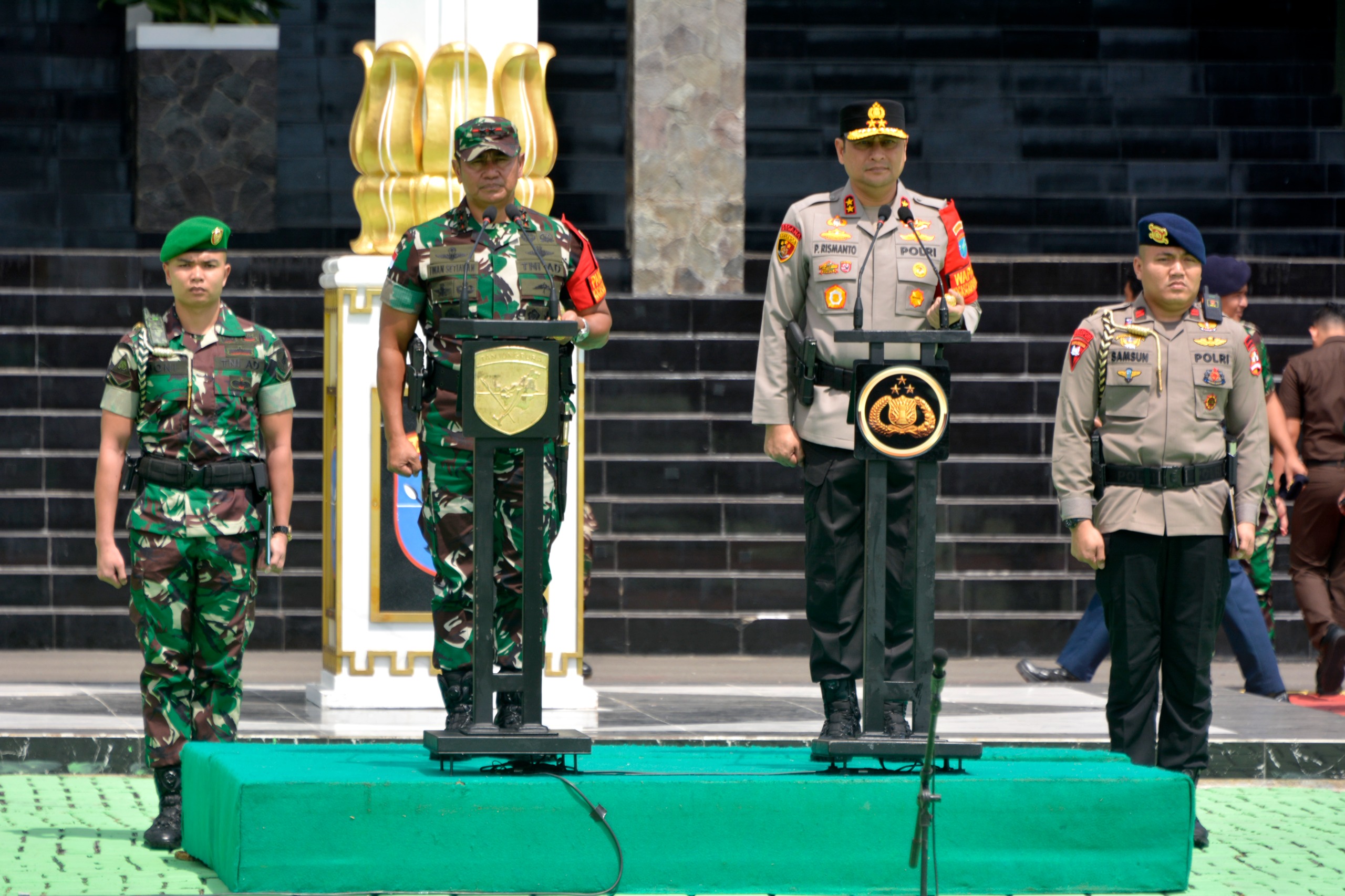 Pangdam XII/Tpr dan Kapolda Cek Kesiapan Pasukan Pengamanan VVIP Kunjungan Kerja Presiden