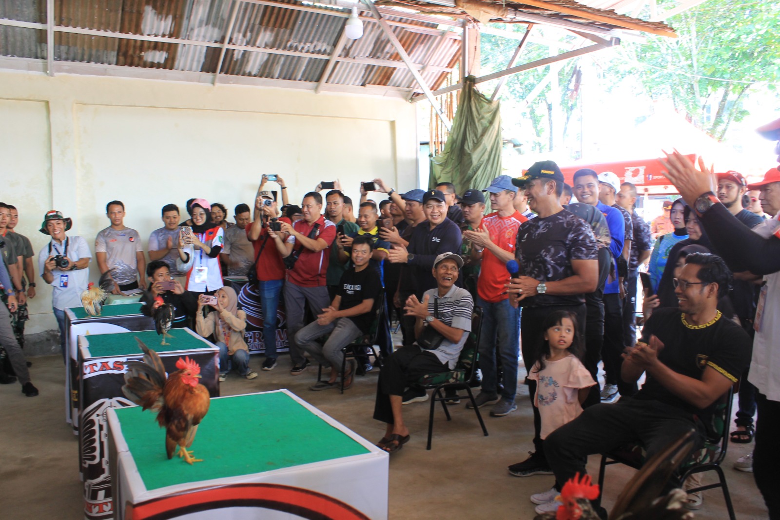 Peringati HUT ke-66 Kodam, Pangdam XII/Tpr Buka Kontes Seni dan Kecantikan Ayam Serama