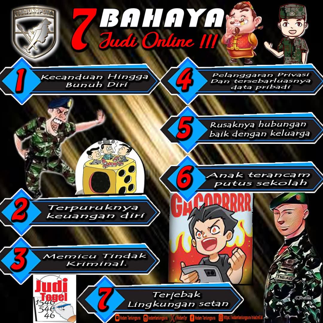 7 Bahaya Judi Online