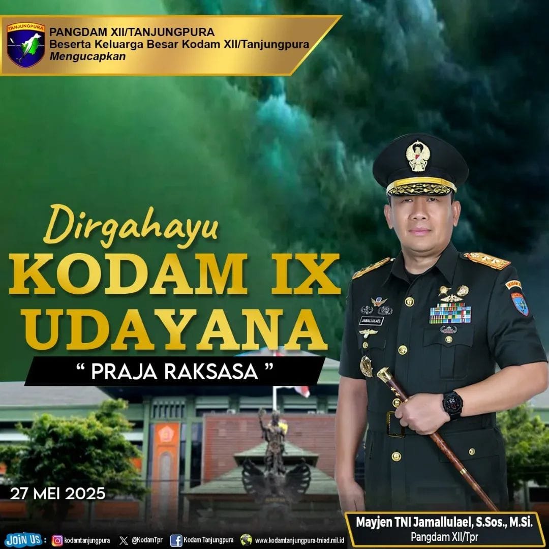 Dirgahayu Kodam IX Udayana