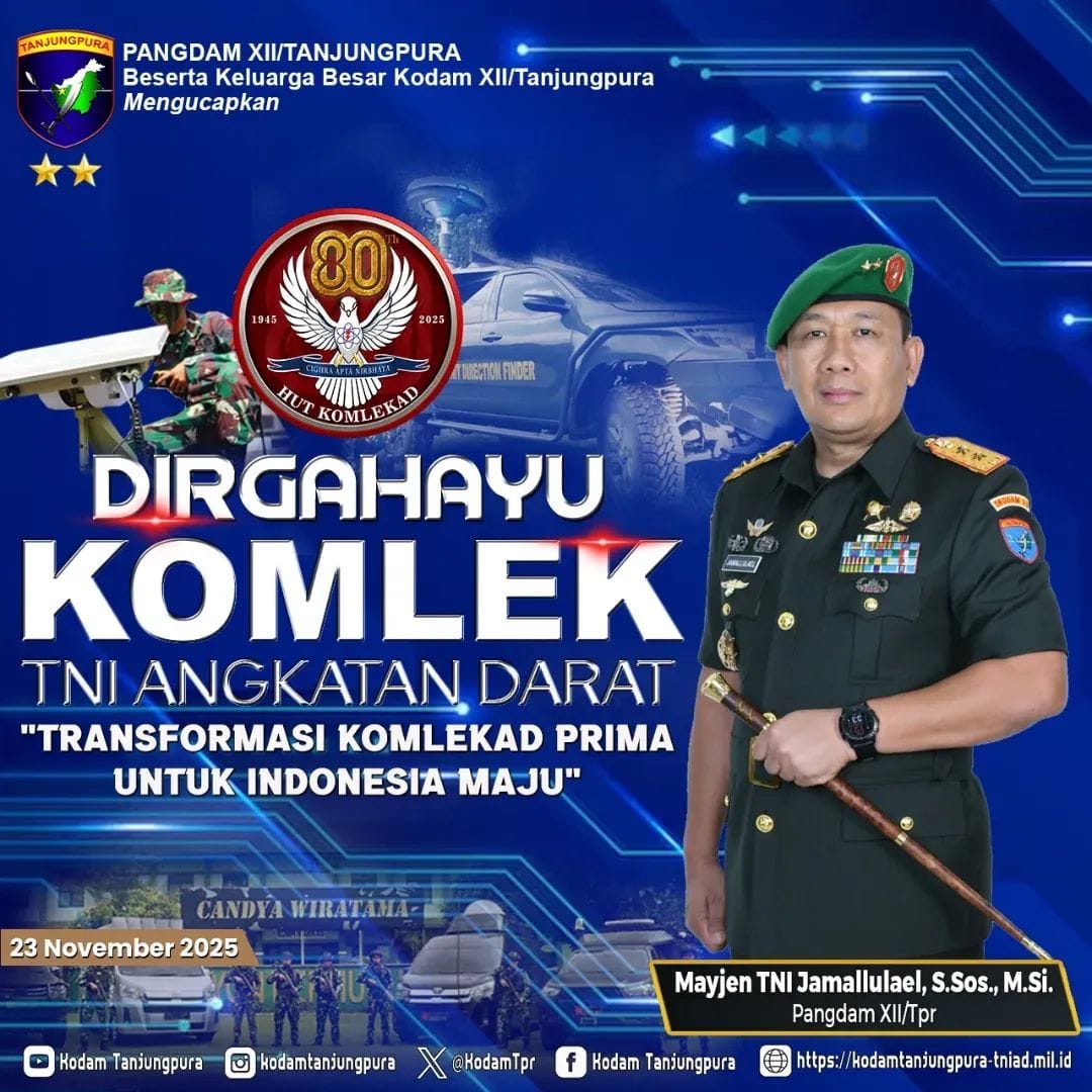 Dirgahayu Komlek TNI Angkatan Darat