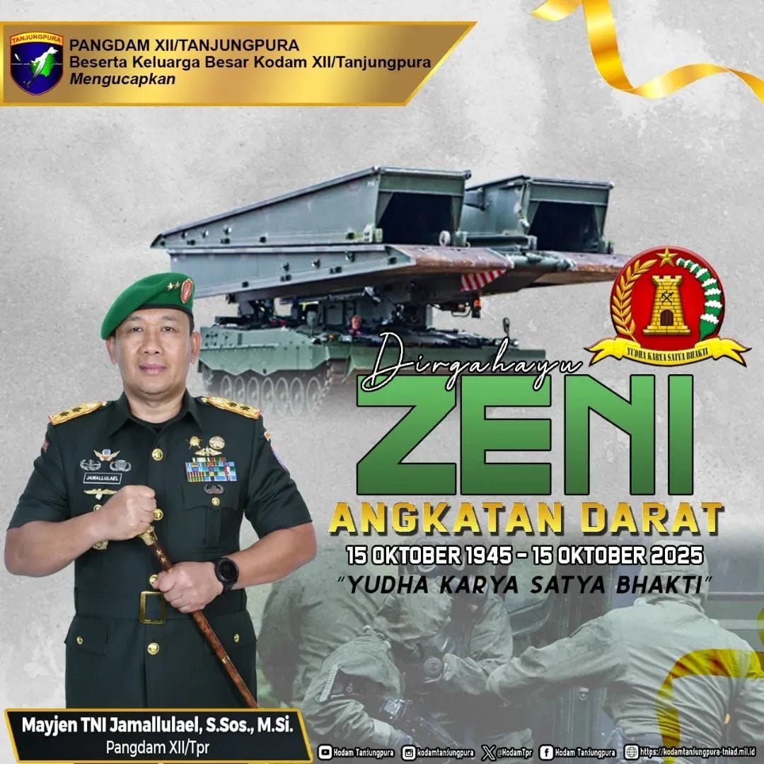 Dirgahayu Zeni Angkatan Darat