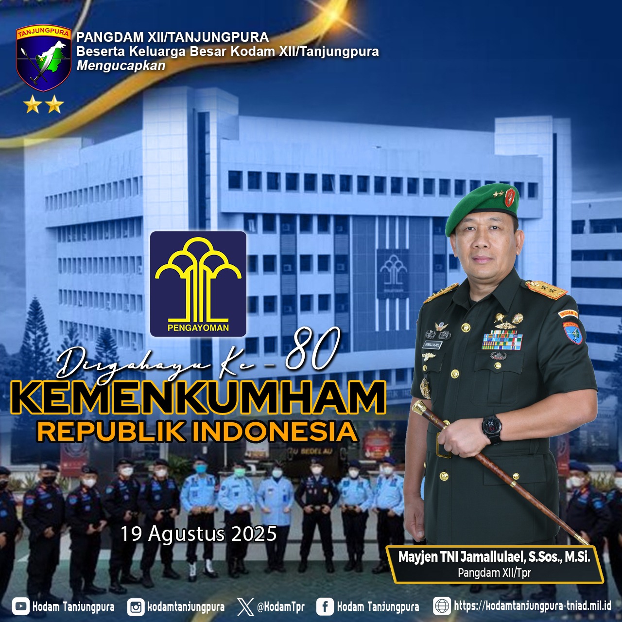Dirgahayu Kemenkumham Republik Indonesia