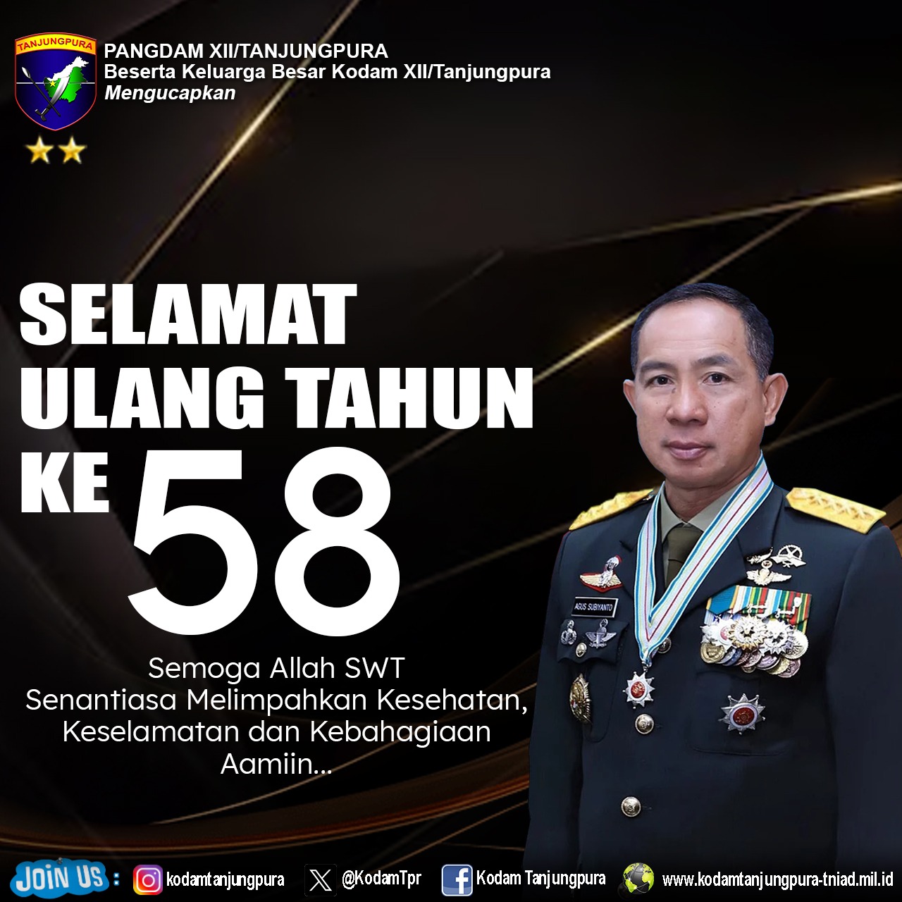 Selamat Ulang Tahun Ke58