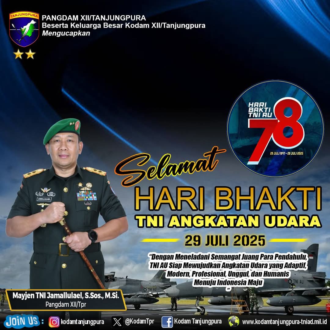 Selamat Hari Bhakti TNI Angkatan Darat