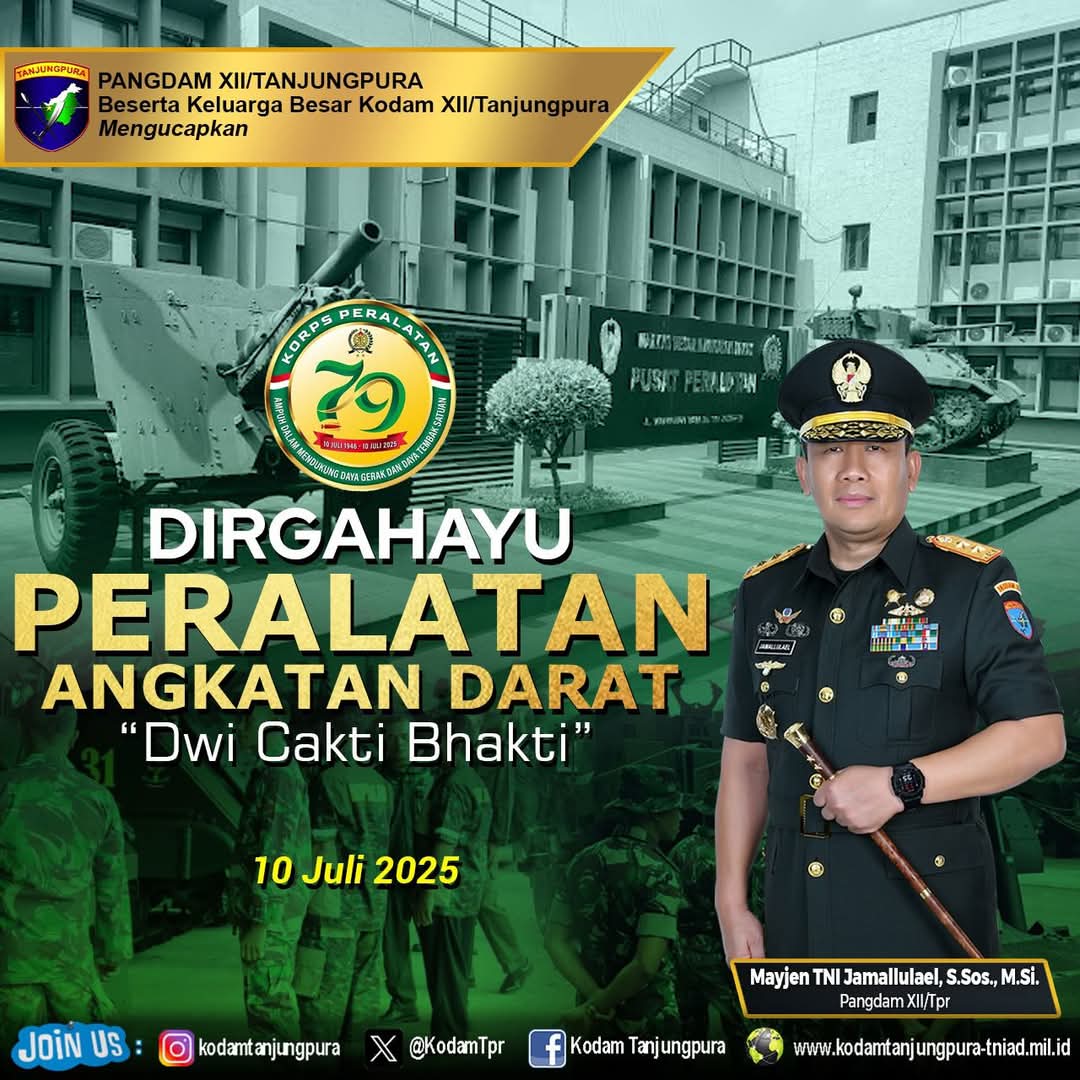 Dirgahayu Peralatan Angkatan Darat