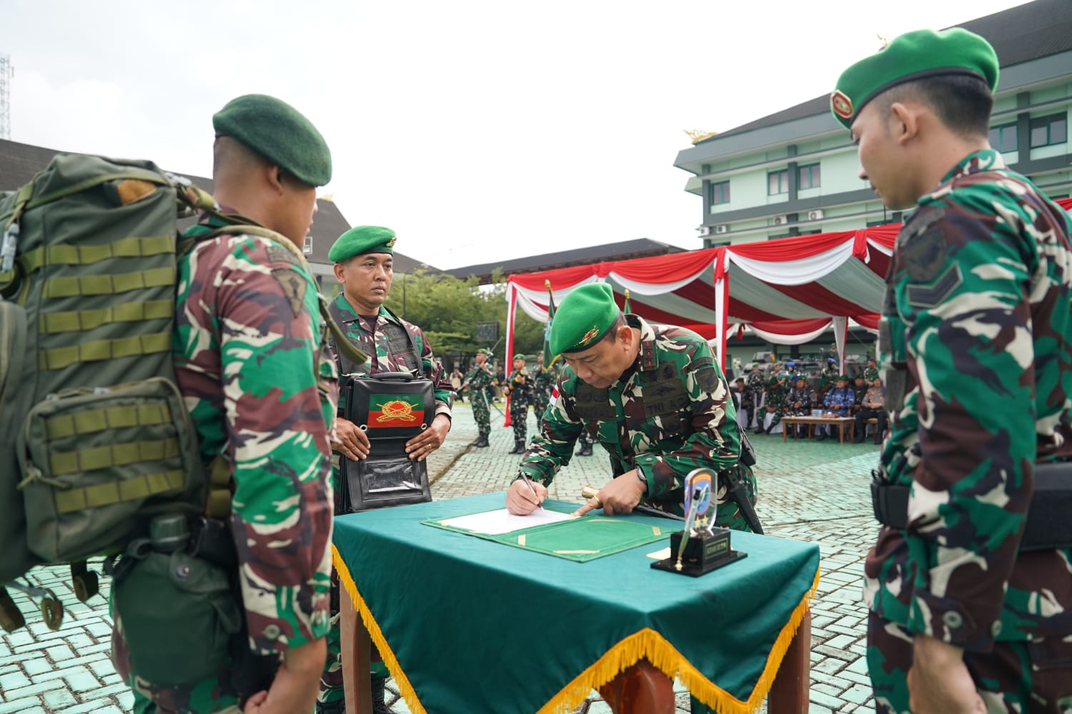 Peringati Hari Juang Infanteri, Pangdam XII/Tpr: Prajurit Infanteri Harus Prima dan Manunggal dengan Rakyat