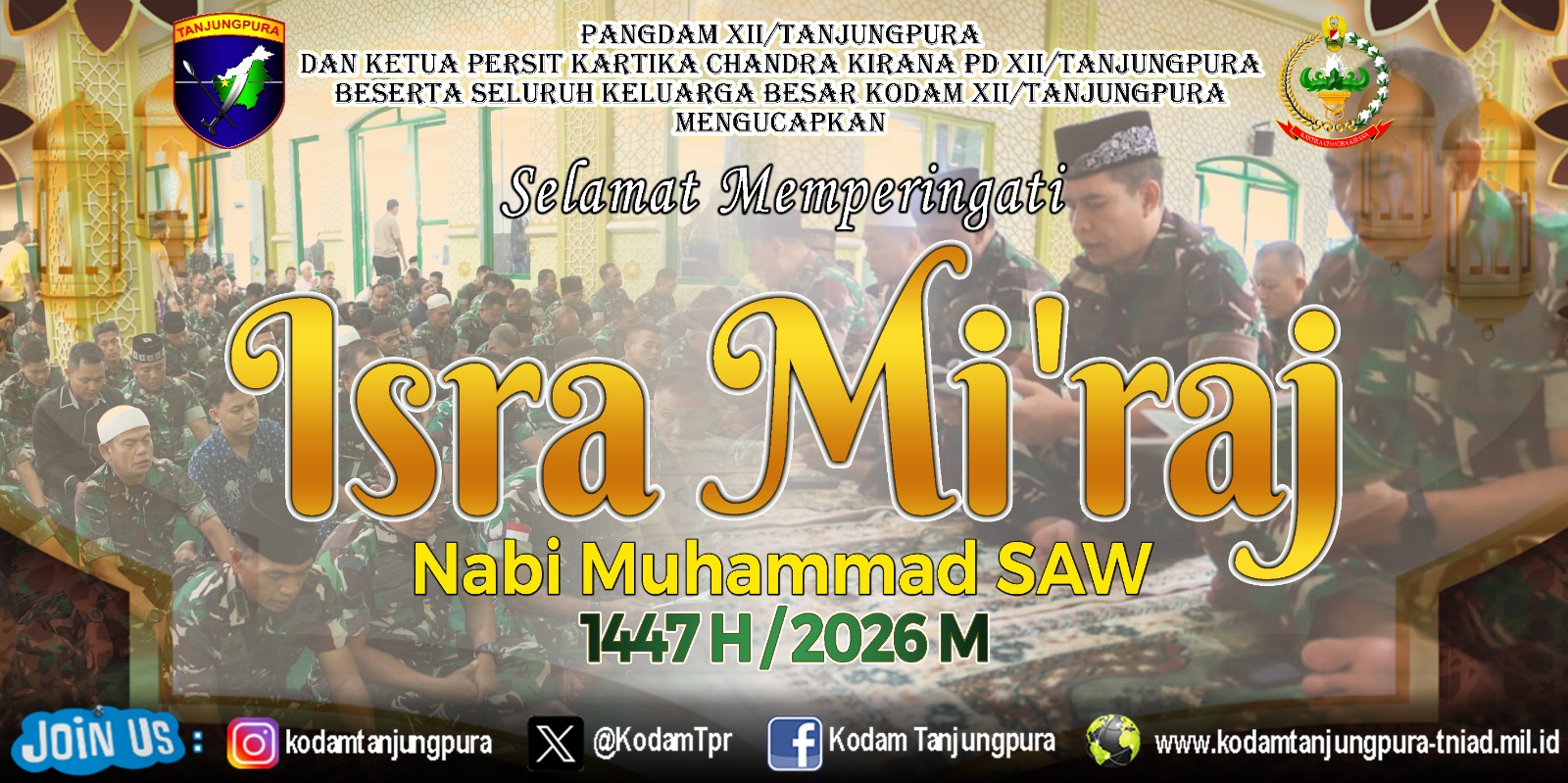 Selamat Memperingati Isra Mi’rajNabi Muhammad SAW 1447 H/2026 M