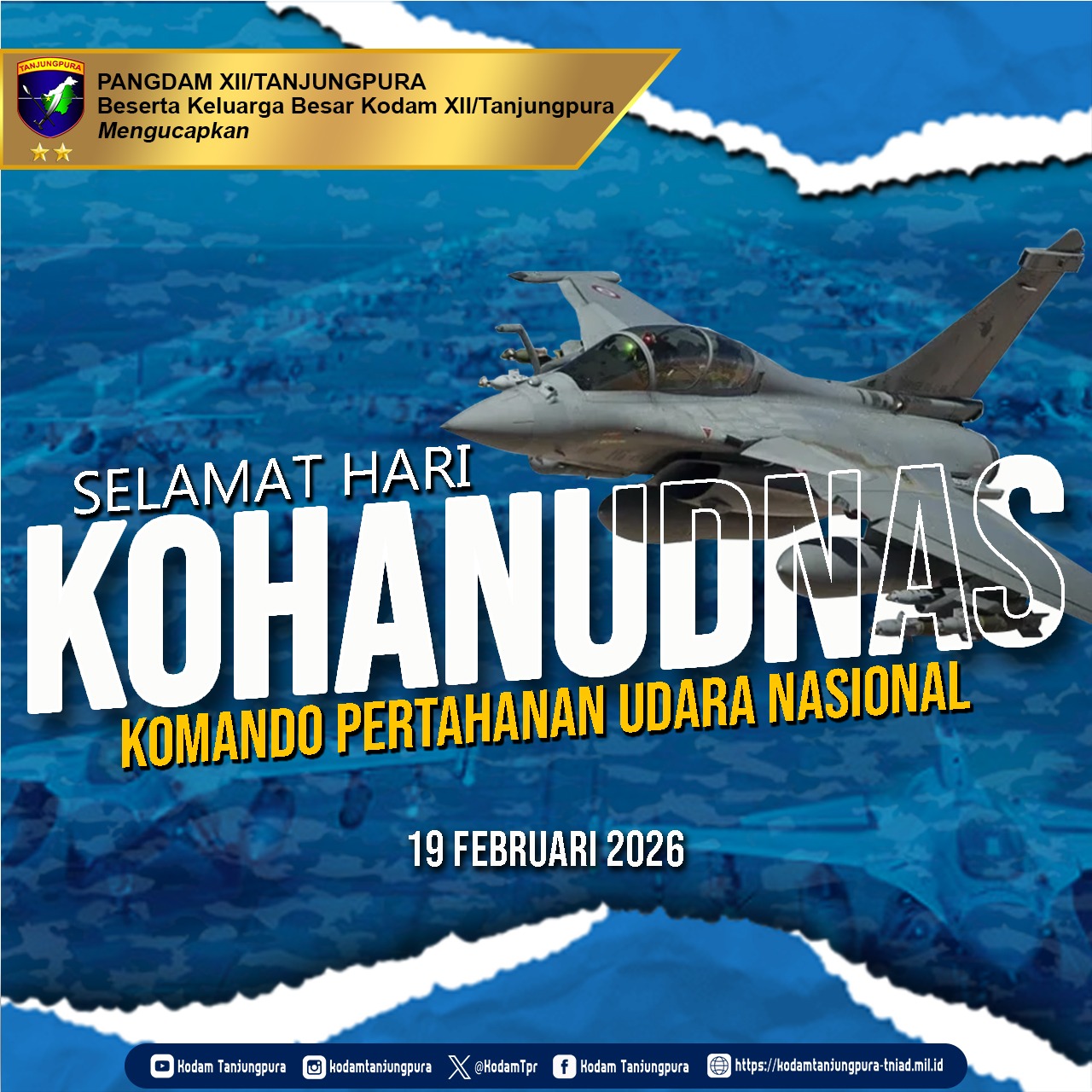 Selamat Hari KOHANUDNAS”Komando Pertahanan Udara Nasional”