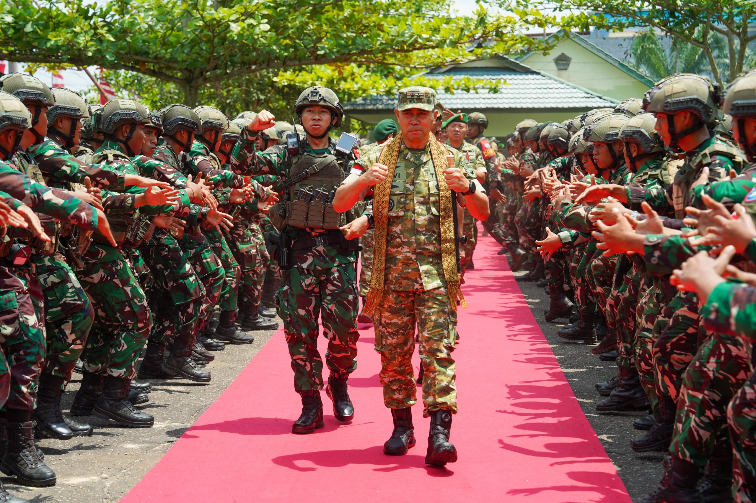 Pangdam XII/Tpr Cek Kesiapan Operasi Yonif 645/Gardatama Yuda di Sambas