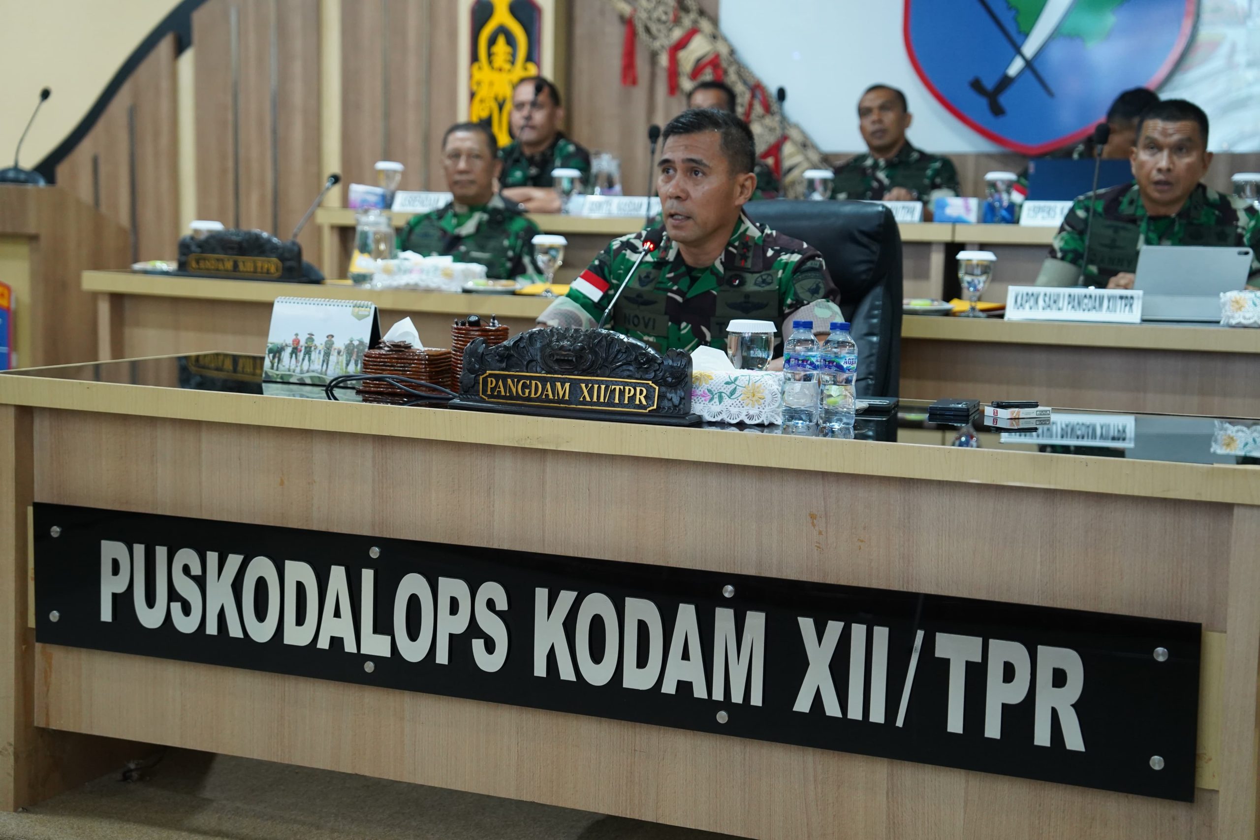 Perkuat Kedisiplinan dan Sinergi, Pangdam XII/Tpr Berikan Pengarahan Strategis kepada Dansat Jajaran