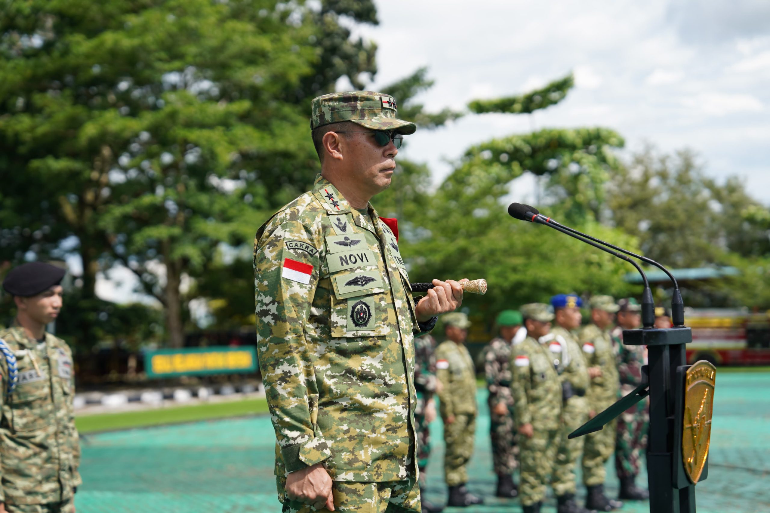 Apel Gelar Pasukan, Pangdam XII/Tpr Cek Kesiapan Pengamanan VVIP