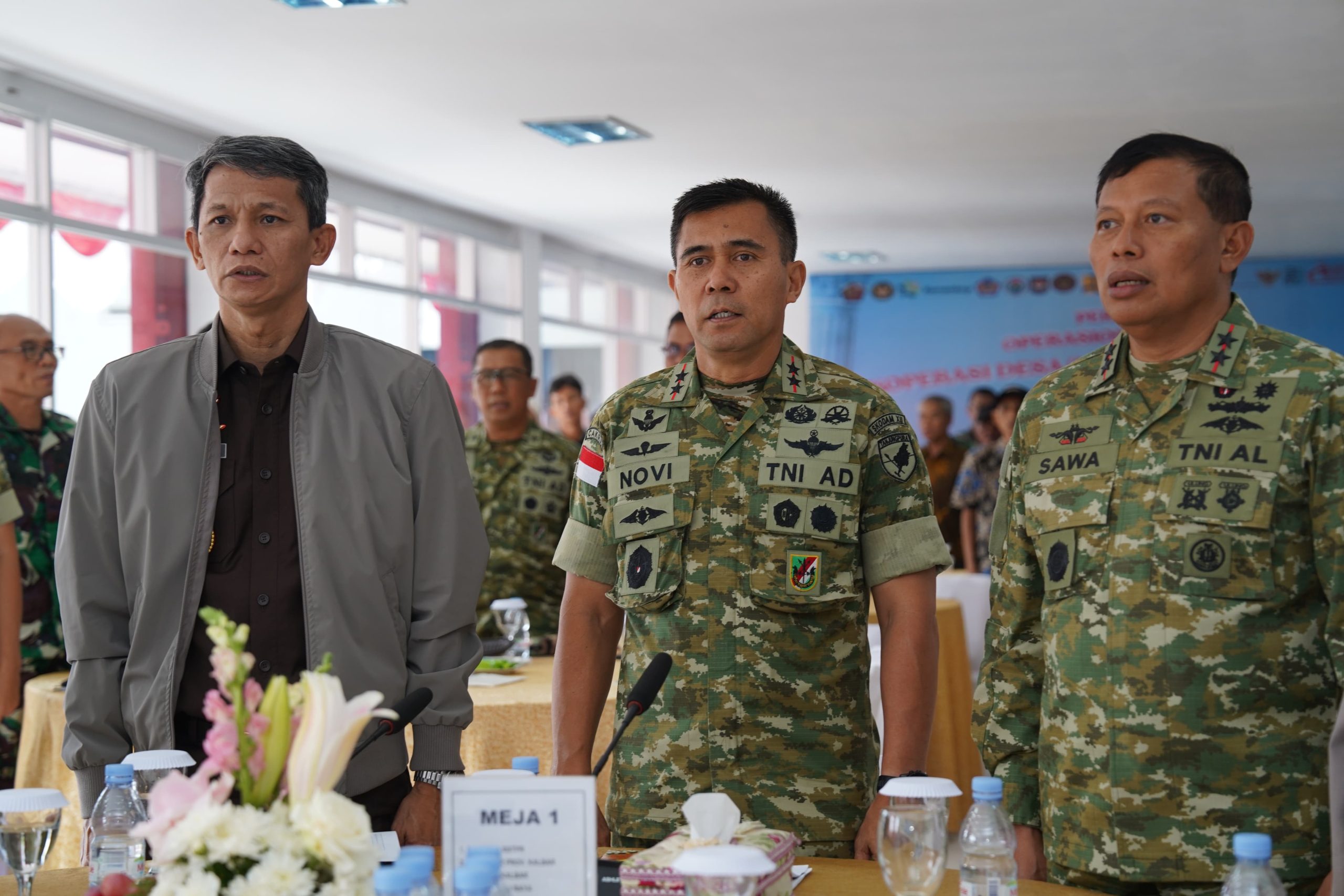 Hadiri Peresmian 1.061 Koperasi Merah Putih, Pangdam XII/Tpr: Perkuat Ekonomi Kerakyatan