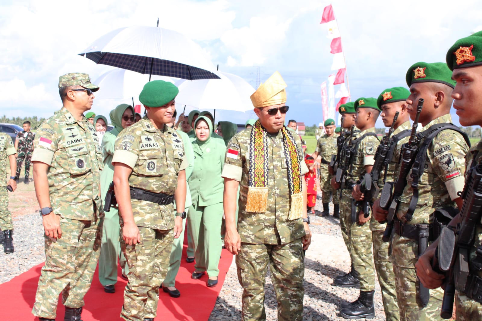 Kunjungi Yonif TP 832/PA, Pangdam XII/Tpr Tekankan Profesionalisme dan Disiplin Prajurit