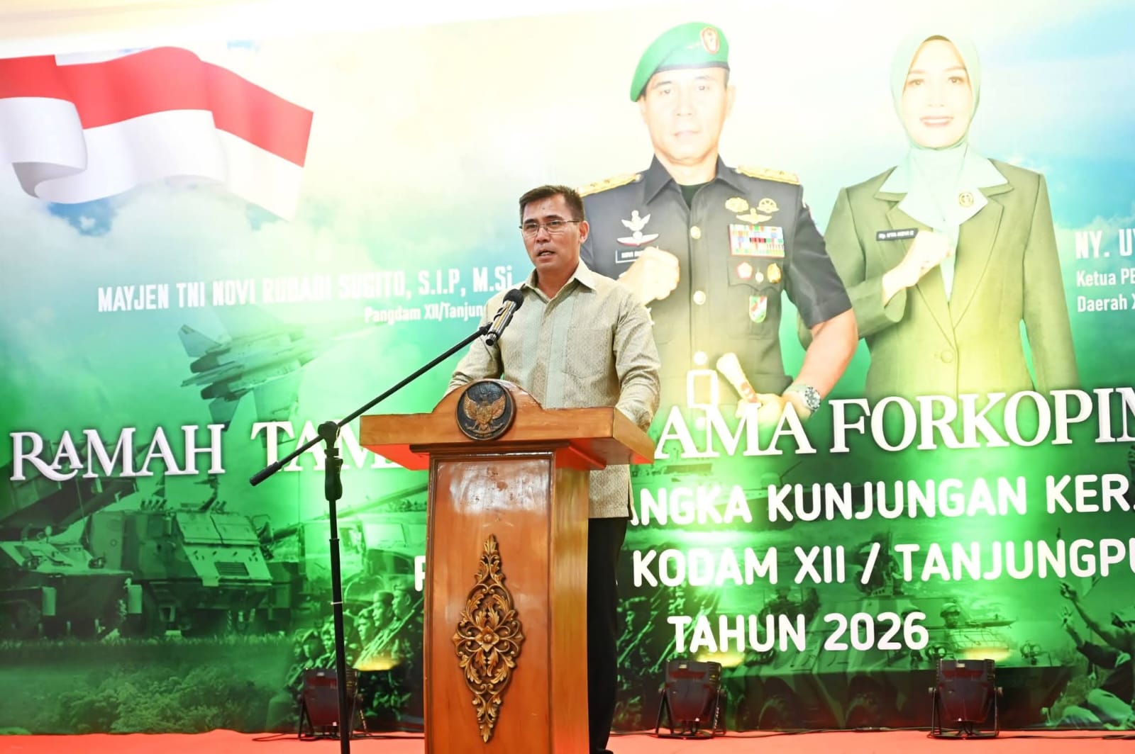 Pangdam XII/Tpr Perkuat Sinergi dengan Forkopimda dan Tokoh Masyarakat di Ketapang