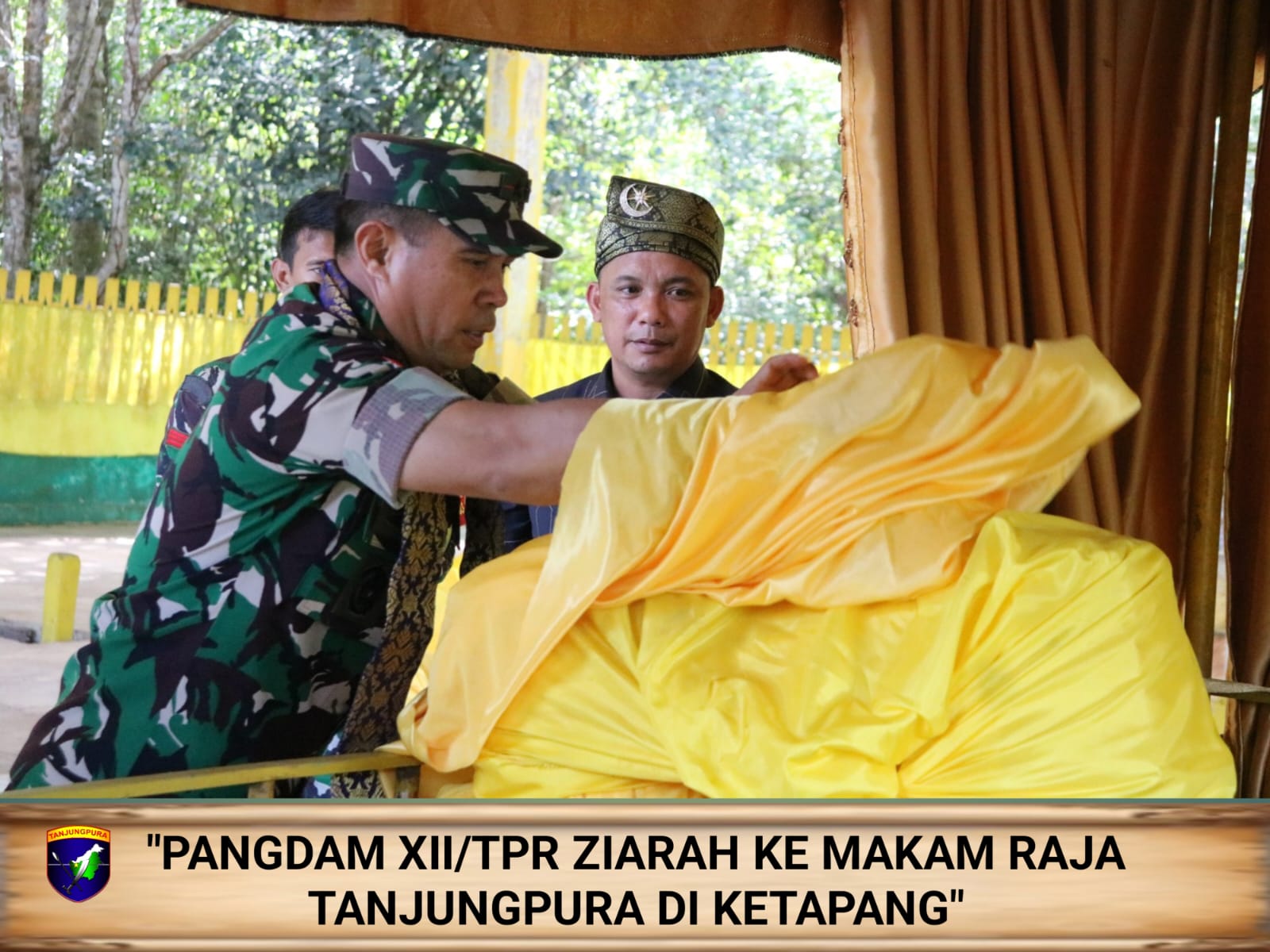 Pangdam XII/Tpr Ziarah ke Makam Raja Tanjungpura di Ketapang