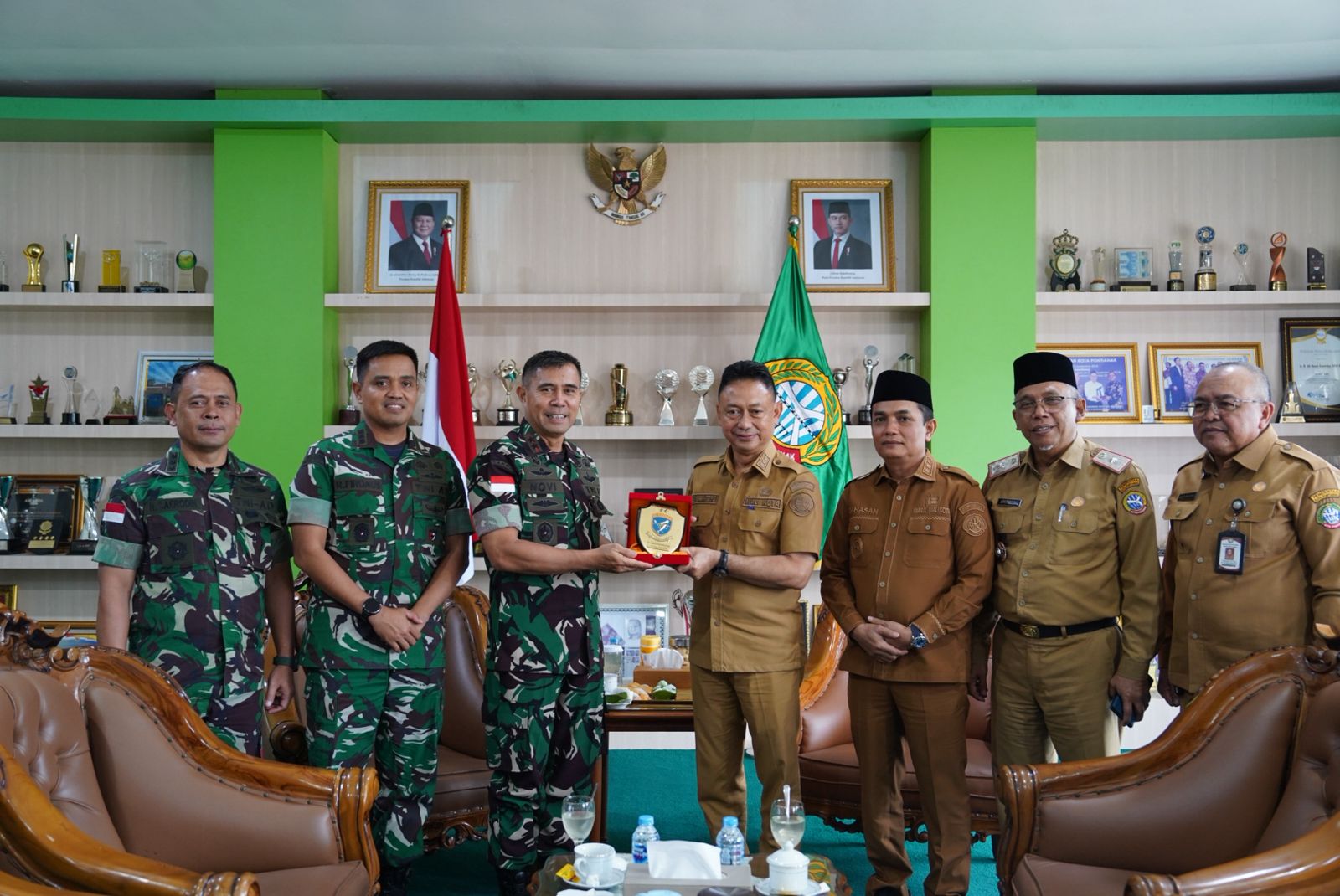 Perkuat Sinergisitas, Pangdam XIITpr Gelar Silaturahmi dengan Walikota Pontianak