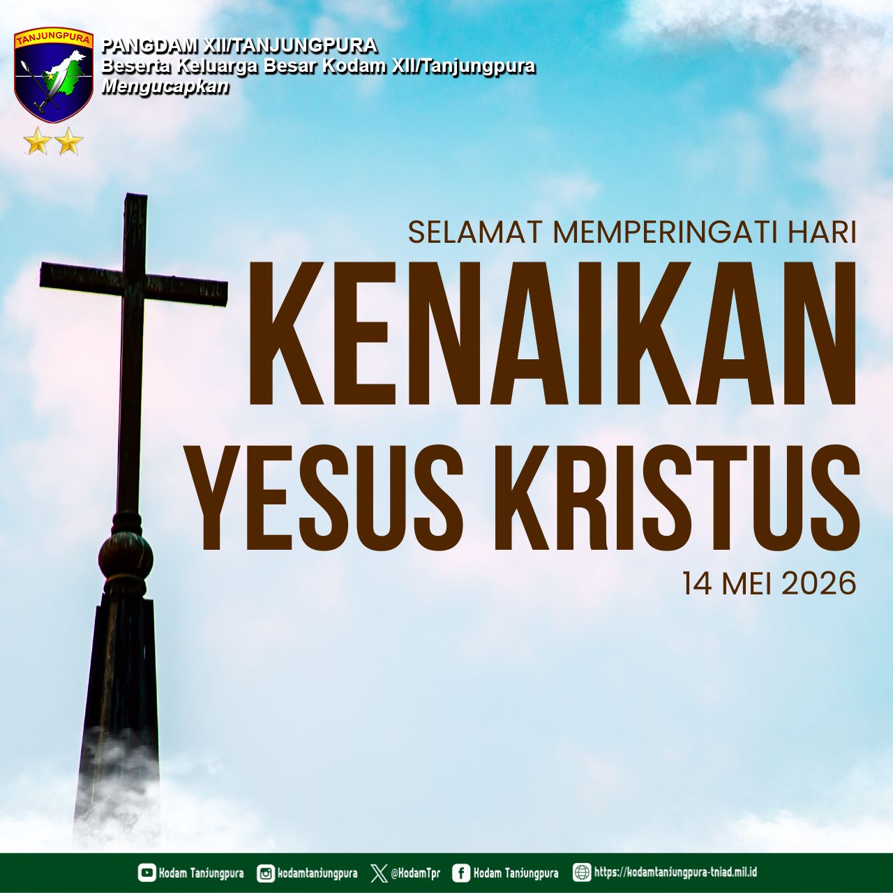 Selamat Memperingati Hari Kenaikan Yesus Kristus