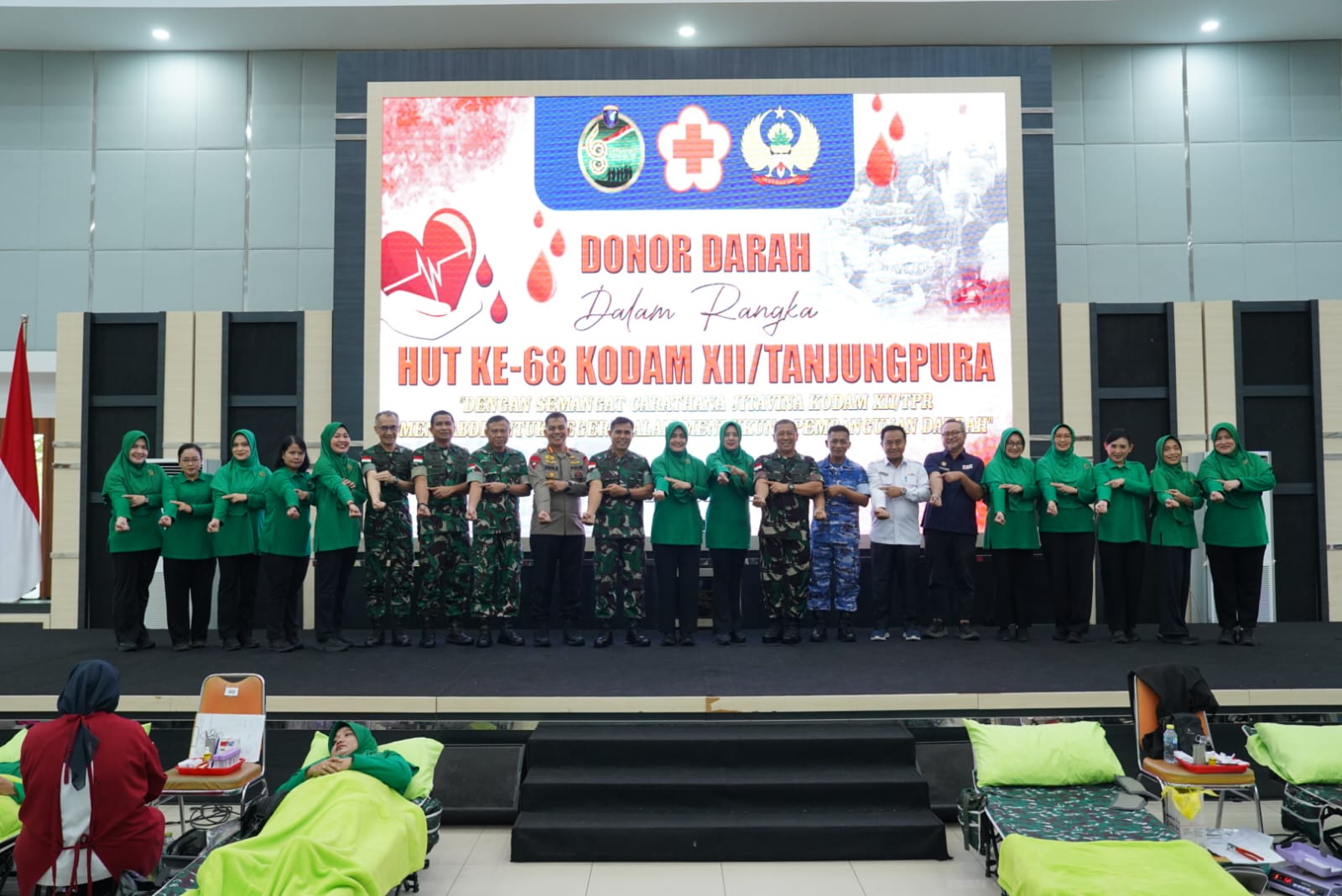 “Satu Tetes untuk Sesama: Target Fantastis Kodam XII/Tpr di HUT Ke-68 Siap Banjir Darah dengan 2.352 Kantong!”